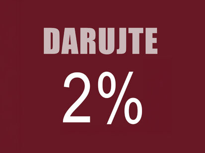 Darujte nám 2%