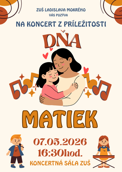 Koncert pri príležitosti Dňa matiak.
