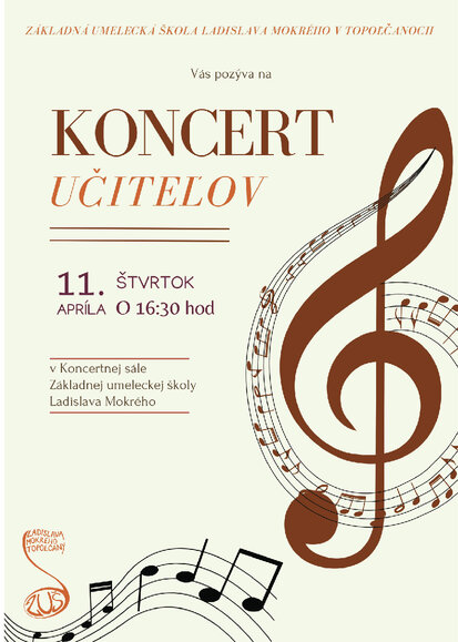 KONCERT UČITEĽOV