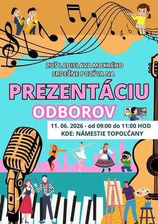 Prezentácia odborov ZUŠ