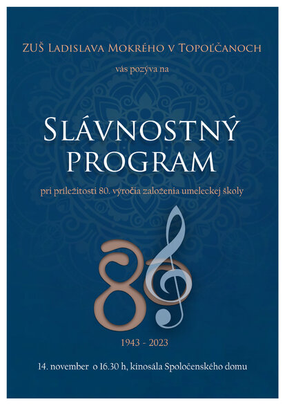 SLÁVNOSTNÝ PROGRAM