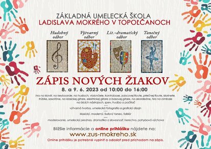 Zápis nových žiakov