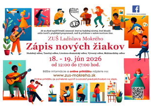 ZÁPIS NOVÝCH ŽIAKOV